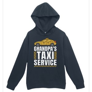 Grandpas Taxi Service Funny Taxi Driving Cab Lover Graphic Urban Pullover Hoodie