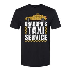 Grandpas Taxi Service Funny Taxi Driving Cab Lover Graphic Softstyle CVC T-Shirt