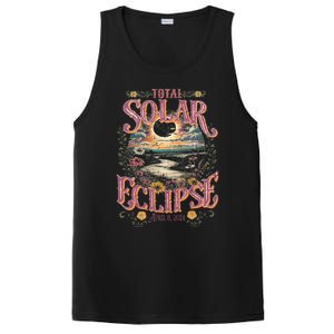 Groovy Total Solar Eclipse April 8 2024 Astronomy Souvenir PosiCharge Competitor Tank