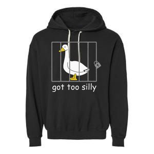 Got Too Silly Women Silly Goose Garment-Dyed Fleece Hoodie