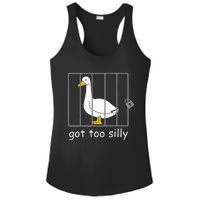 Got Too Silly Women Silly Goose Ladies PosiCharge Competitor Racerback Tank