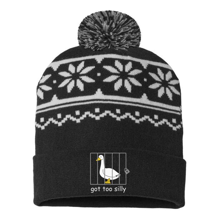 Got Too Silly Women Silly Goose USA-Made Snowflake Beanie