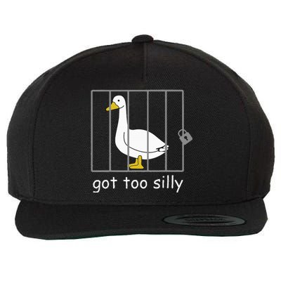 Got Too Silly Women Silly Goose Wool Snapback Cap