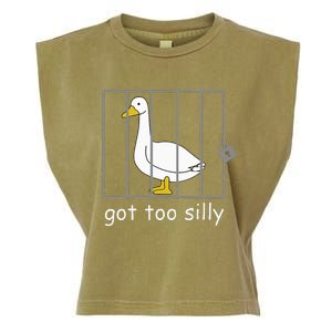 Got Too Silly Women Silly Goose Garment-Dyed Women's Muscle Tee