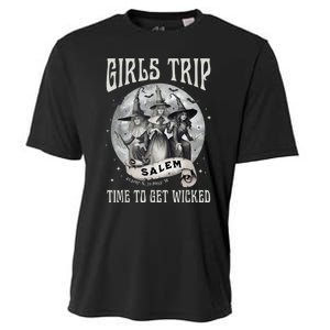 Girls Trip Salem Retro Salem 1692 They Missed One Witch Cooling Performance Crew T-Shirt