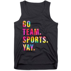 Go team Sports Yay Sports and Games Team  Tank Top