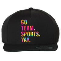 Go team Sports Yay Sports and Games Team  Wool Snapback Cap