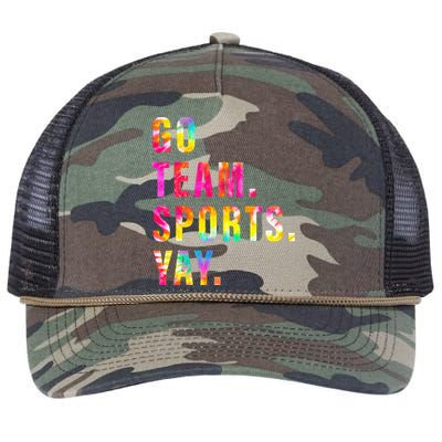 Go team Sports Yay Sports and Games Team  Retro Rope Trucker Hat Cap