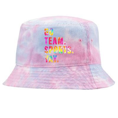 Go team Sports Yay Sports and Games Team  Tie-Dyed Bucket Hat