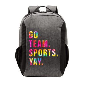 Go team Sports Yay Sports and Games Team  Vector Backpack