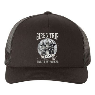 Girls Trip Salem Retro Salem 1692 They Missed One Witch Yupoong Adult 5-Panel Trucker Hat