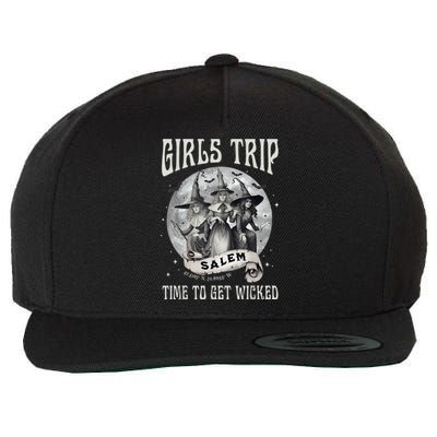 Girls Trip Salem Retro Salem 1692 They Missed One Witch Wool Snapback Cap