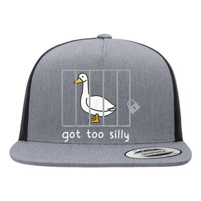 Got To Silly Funny Silly Goose In Jail Flat Bill Trucker Hat