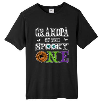 Grandpa The Spooky One 1st Birthday Halloween Theme Matching Tall Fusion ChromaSoft Performance T-Shirt