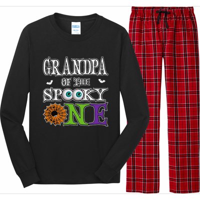 Grandpa The Spooky One 1st Birthday Halloween Theme Matching Long Sleeve Pajama Set