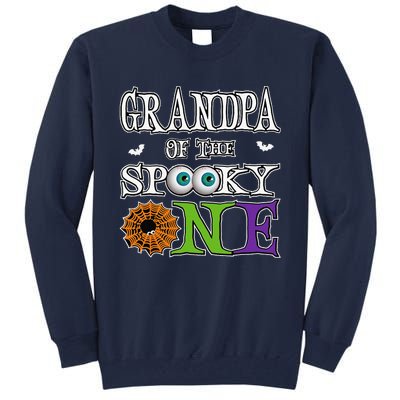 Grandpa The Spooky One 1st Birthday Halloween Theme Matching Tall Sweatshirt