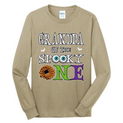 Grandpa The Spooky One 1st Birthday Halloween Theme Matching Tall Long Sleeve T-Shirt