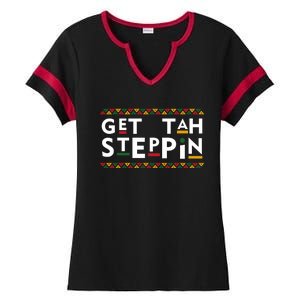 Get Tah Steppin Martin Meme Show TV Funny Ladies Halftime Notch Neck Tee