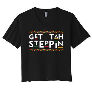 Get Tah Steppin Martin Meme Show TV Funny Women's Crop Top Tee