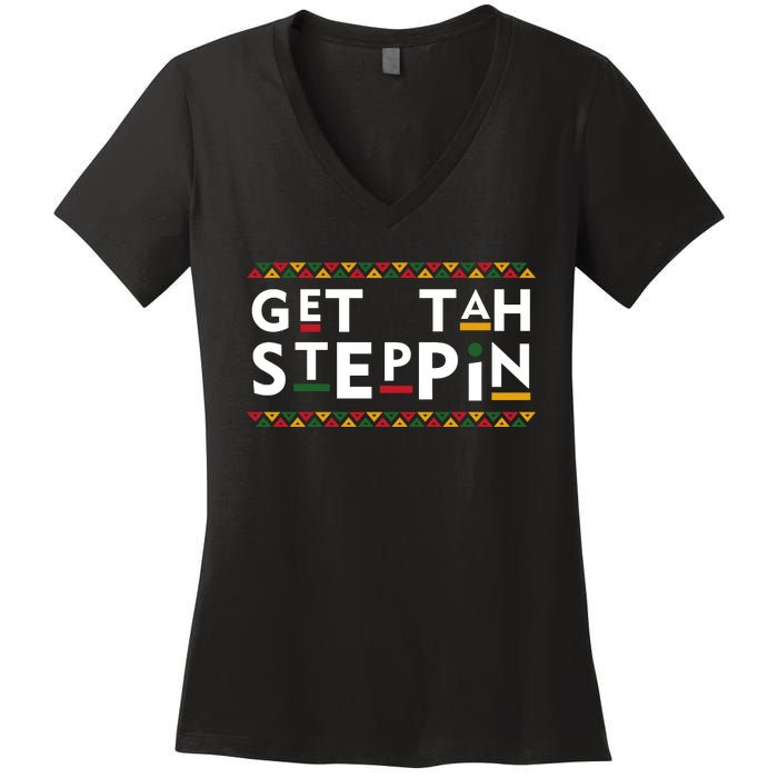 Get Tah Steppin Martin Meme Show TV Funny Women's V-Neck T-Shirt