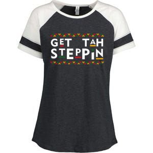 Get Tah Steppin Martin Meme Show TV Funny Enza Ladies Jersey Colorblock Tee