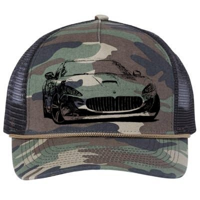 Gran Turismo Sketch Retro Rope Trucker Hat Cap