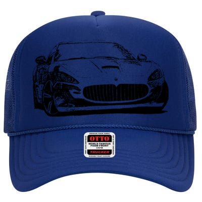 Gran Turismo Sketch High Crown Mesh Back Trucker Hat