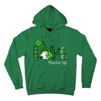 Gnome Teacher St Patricks day Love Teacher Life Shamrock Tall Hoodie