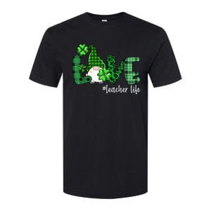 Gnome Teacher St Patricks day Love Teacher Life Shamrock Softstyle CVC T-Shirt