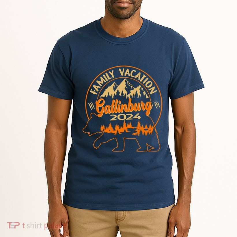 Gatlinburg Tennessee Smoky Mountains 2024 Family Vacation Tall T-Shirt
