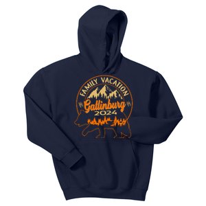 Gatlinburg Tennessee Smoky Mountains 2024 Family Vacation Kids Hoodie