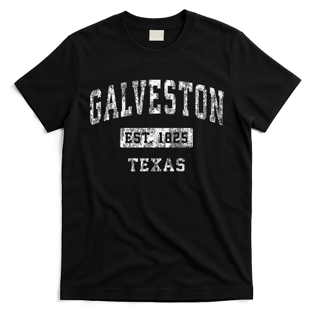 Galveston Texas Tx Vintage Established Sports T-Shirt