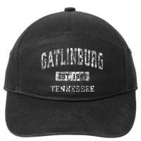 Gatlinburg Tennessee Tn Vintage Sports Established 7-Panel Snapback Hat