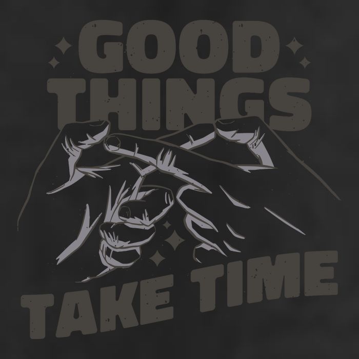 Good Things Take Time Golf Towel