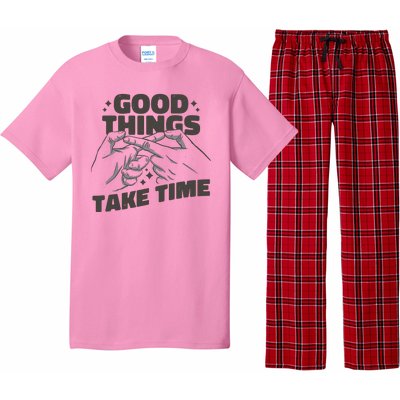 Good Things Take Time Pajama Set