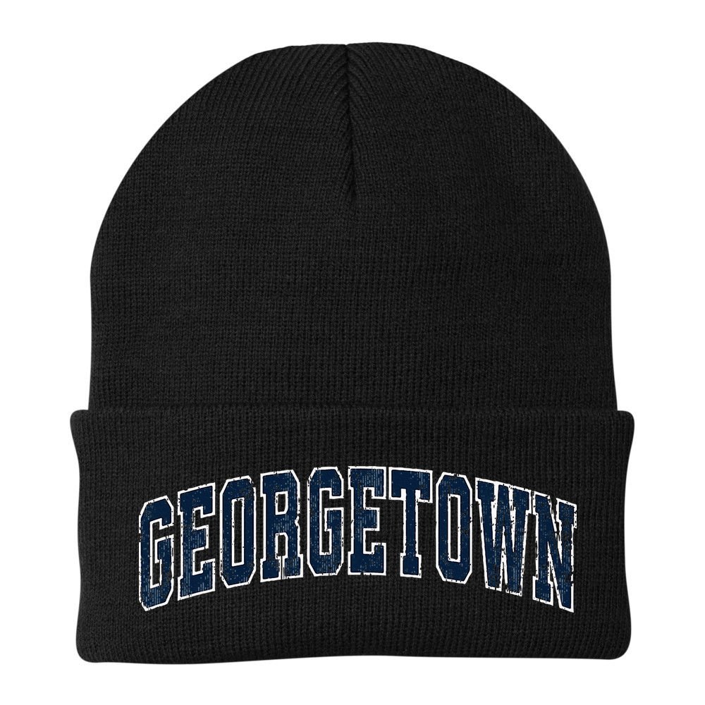 Georgetown Texas Tx Vintage Sports Design Beanie