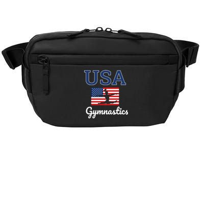 Girl Tumbling Team Gear Gymnast Gymnastics Usa American Flag Cool Gift Crossbody Pack