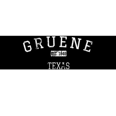 Gruene Texas TX Vintage Bumper Sticker