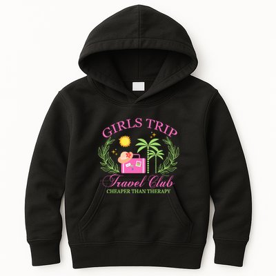 Girl Trip Travel Club Matching Team Vacation Kids Hoodie