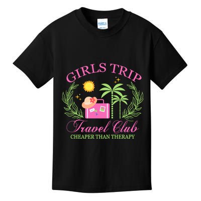 Girl Trip Travel Club Matching Team Vacation Kids T-Shirt