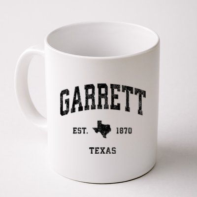 Garrett Texas Tx Vintage Athletic Sports Coffee Mug