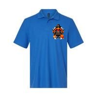 Gangster Thug Thanksgiving Turkey Gun Unhappy Angry Turkey Cool Gift Softstyle Adult Sport Polo