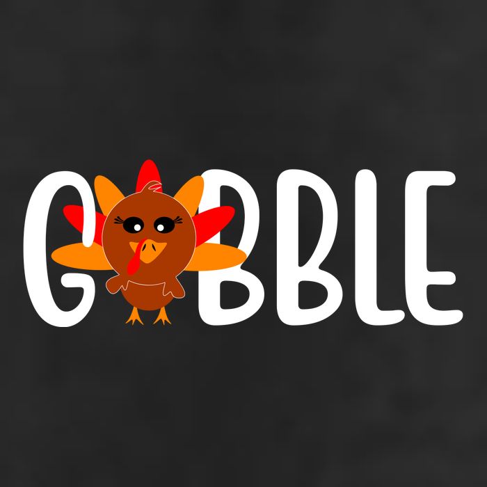 Gobble Turkey Thanksgiving 7 Panel Mesh Trucker Snapback Hat