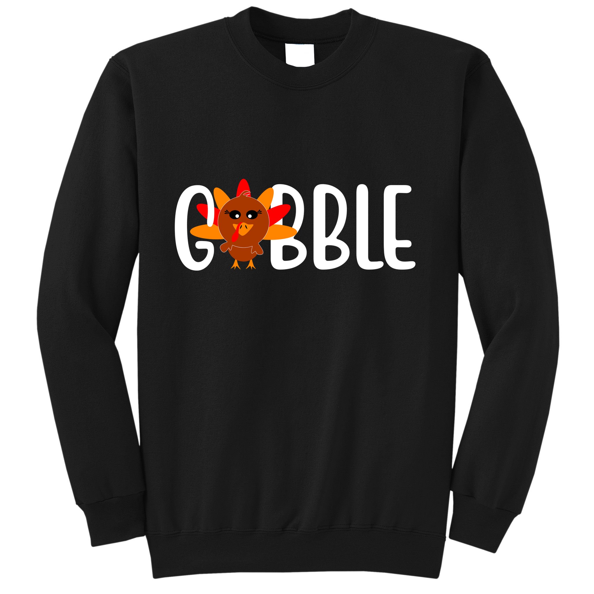 Gobble Turkey Thanksgiving Sweatshirt