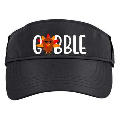 Gobble Turkey Thanksgiving Adult Drive Performance Visor