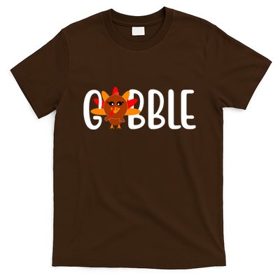 Gobble Turkey Thanksgiving T-Shirt