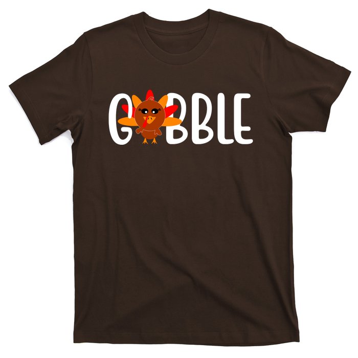 Gobble Turkey Thanksgiving T-Shirt