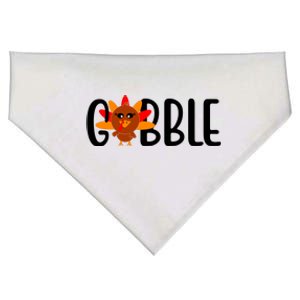 Gobble Turkey Thanksgiving USA-Made Doggie Bandana