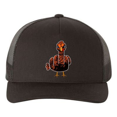 Grumpy Thanksgiving Turkey Yupoong Adult 5-Panel Trucker Hat