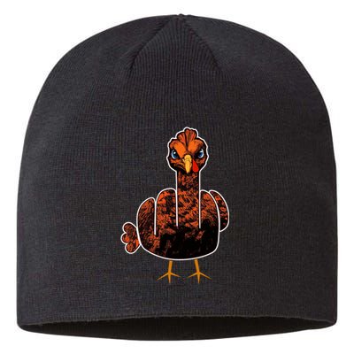 Grumpy Thanksgiving Turkey Sustainable Beanie